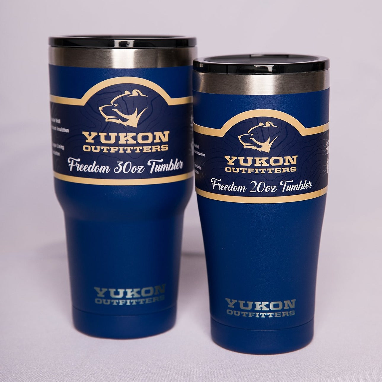 Yukon Outfitters Freedom 20 oz Tumbler Teal NEW